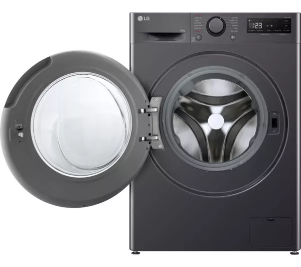 LG TurboWash 360 with AI F4C510GBTN1 10 kg 1400 Spin Washing Machine - Slate Grey - Image 2