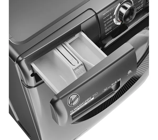 HOOVER H Wash 350 H3DPS4966TAMBR80 9 kg Washer Dryer - Graphite - Image 7