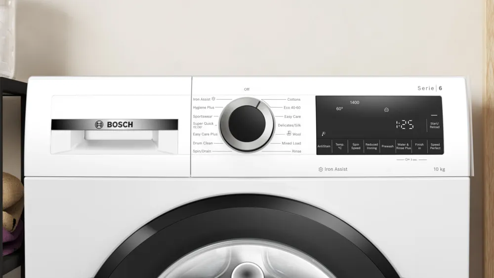 BOSCH Series 6 WGG254Z1GB AntiStain 10 kg 1400 Spin Washing Machine - White - Image 4
