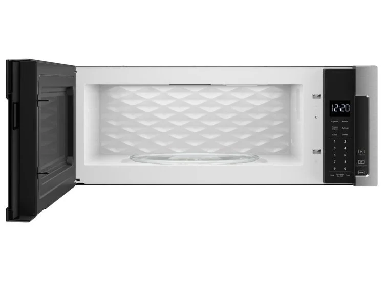 Whirlpool 30" 1.1 Cu. Ft. Over-the-Range Microwave with 10 Power Levels & 400 CFM - Heritage Stainless Steel - Image 3