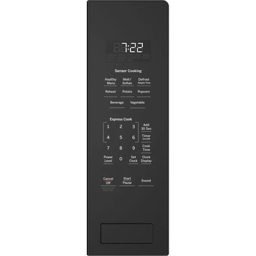 GE Profile 24 in. 2.2 cu.ft Built-In Microwave with 10 Power Levels & Sensor Cooking Controls - Black - Image 4