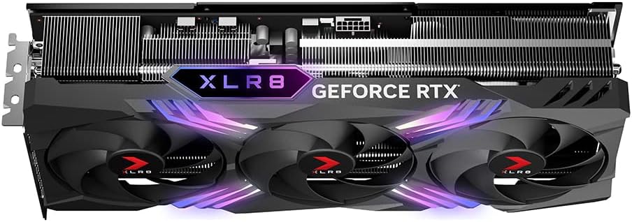 PNY GeForce RTX™4080 16GB XLR8 Gaming VERTO EPIC-X RGB™ Triple Fan Graphics Card DLSS 3 - Image 4