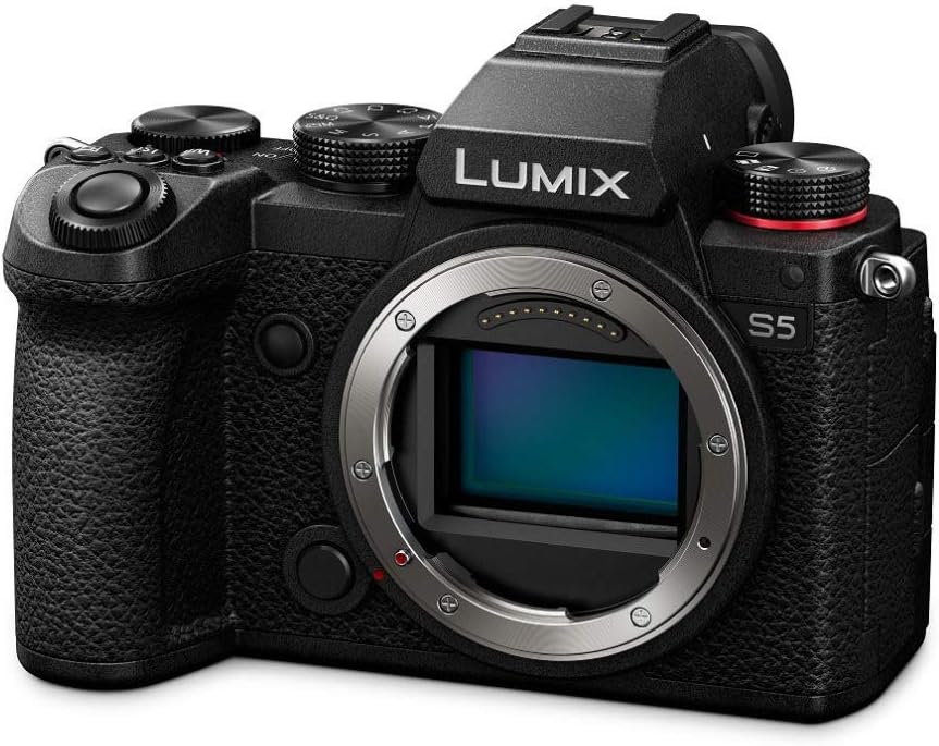 Panasonic LUMIX S5 Full Frame Mirrorless Camera, 4K 60P Video Recording with Flip Screen & WiFi, L-Mount, 5-Axis Dual I.S., DC-S5BODY (Black) - Image 2