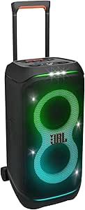 JBL PartyBox Stage 320 Portable Party Speaker with Wheels - Black, Brand New - Image 2