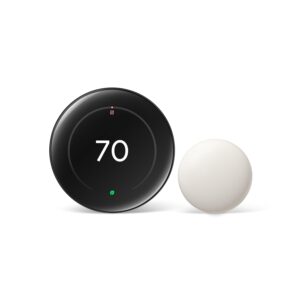 Google Nest Learning Thermostat (4th Gen) with Nest Temperature Sensor (2nd Gen)