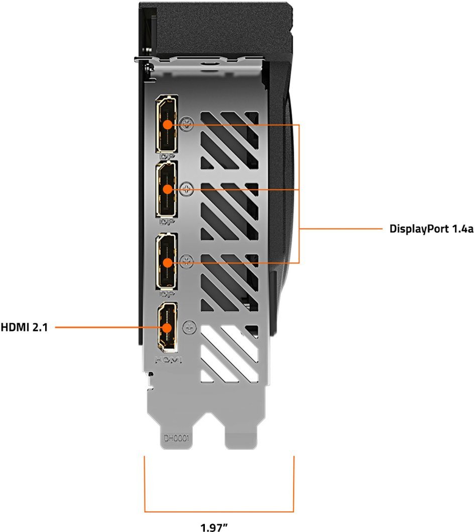 GIGABYTE - NVIDIA GeForce RTX 4070 WINDFORCE OC 12G GDDR6X PCI Express 4.0 Graphics Card - Black - Image 4