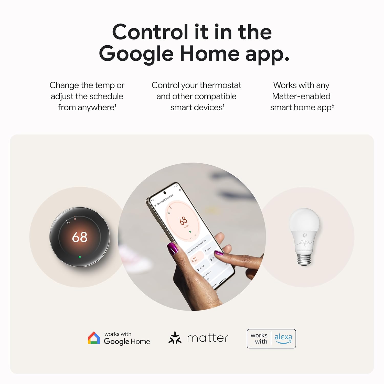 Google Nest Learning Thermostat (4th Gen) with Nest Temperature Sensor (2nd Gen) - Image 10