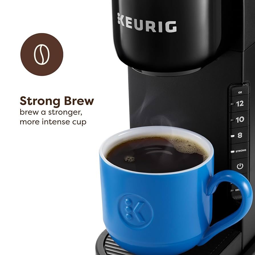 Keurig K-Express Single Serve K-Cup Pod Coffee Maker, 3 Brew Sizes, Strong Button Feature, 42oz Removable Reservoir, Black - Image 4