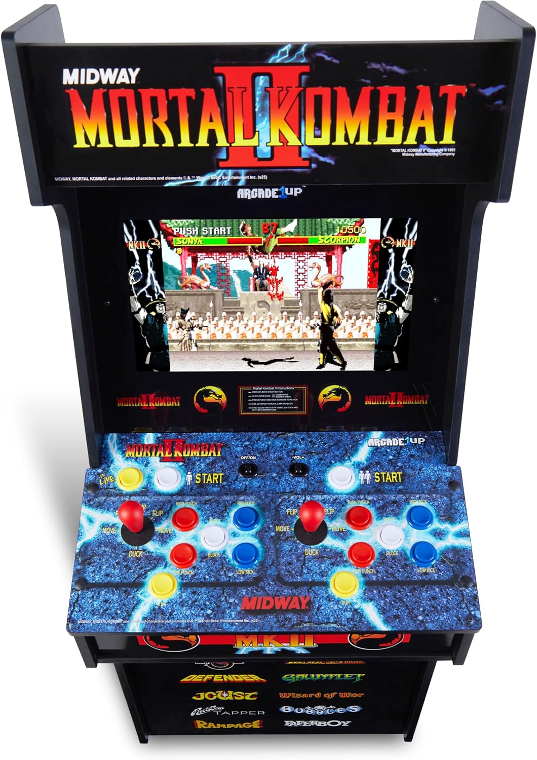 Arcade1up Mortal Kombat II Deluxe Arcade Game - Image 5