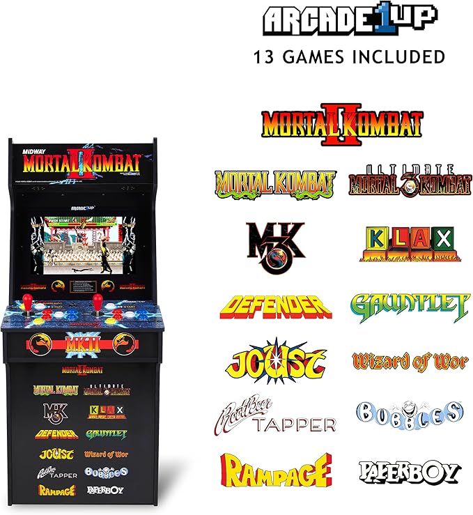 Arcade1up Mortal Kombat II Deluxe Arcade Game - Image 3