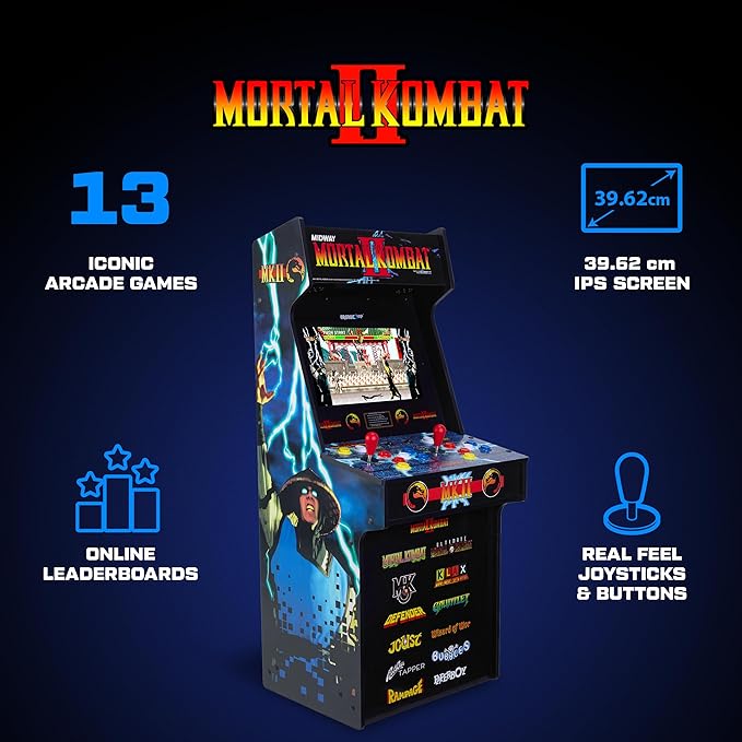 Arcade1up Mortal Kombat II Deluxe Arcade Game - Image 4