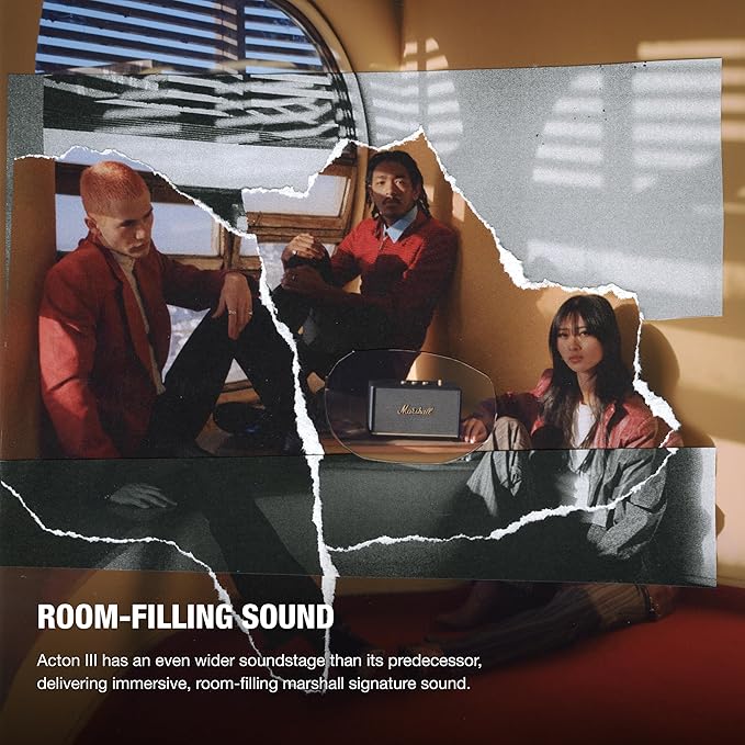 Marshall Acton III Bluetooth Speaker - Black - Image 8