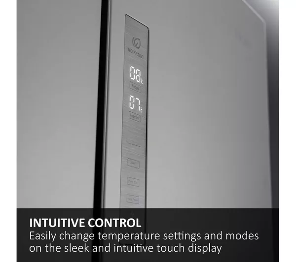 HAIER HFR5719EWPB Fridge Freezer - Slate Black - Image 8