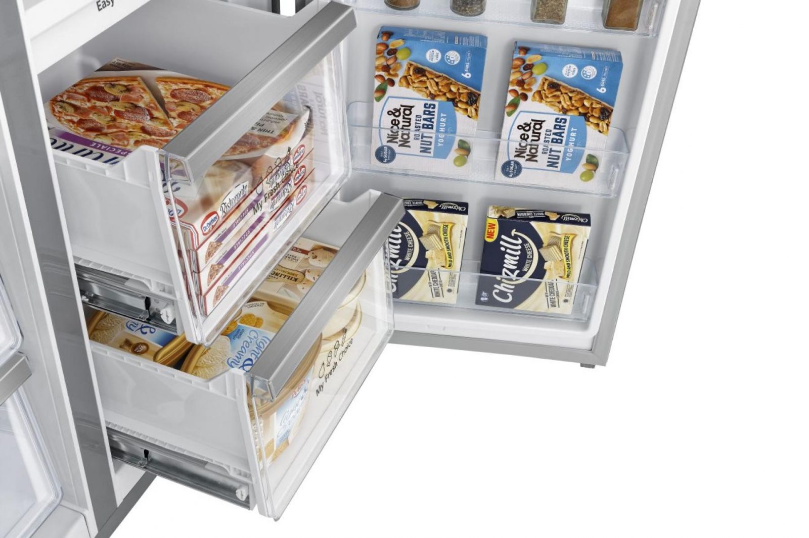 HISENSE PureFlat RQ758N4SASE Smart Fridge Freezer - Stainless Steel - Image 2