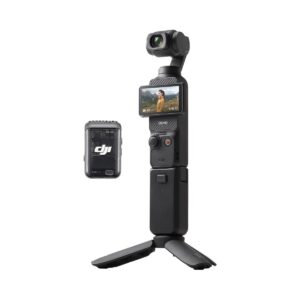 DJI - Osmo Pocket 3 Creator Combo 3-Axis Stabilized 4K Handheld Camera with Rotatable Touchscreen - Gray