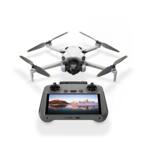 DJI Mini 4 Pro (DJI RC 2), Folding Mini-Drone with 4K HDR Video Camera for Adults, Under 0.549 lbs/249 g, 34 Mins Flight Time, 20 km Max Video Transmission Distance, Omnidirectional Vision Sensing
