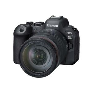 Canon EOS R6 Mark II Mirrorless Camera RF24-105mm F4-7.1 is STM Lens Kit, Full-Frame Hybrid Camera, 24.2 Megapixel CMOS Sensor, Photo and Video Capabilities, Black