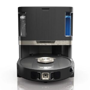 SHARK RV2800YEUK PowerDetect NeverTouch 2-in-1 Robot Vacuum Cleaner – Black & Silver