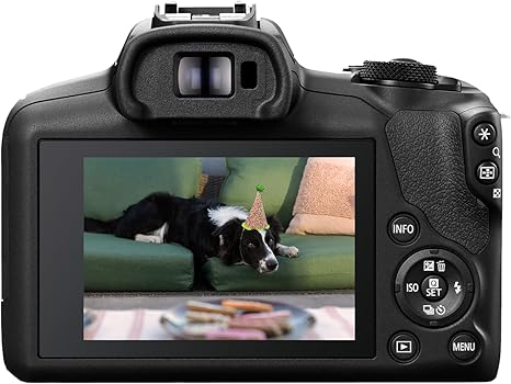 Canon EOS R100 Mirrorless Camera RF-S18-45mm F4.5-6.3 is STM Lens Kit, 24.1 Megapixel CMOS (APS-C) Sensor, 4K Video, RF Mount, Black - Image 3