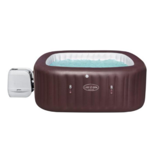 Lay-Z-Spa Maldives Luxury Hot Tub, 8 HydroJet Pro Massage System Inflatable Spa with LED Lights, Foot Massager and Freeze Shield Technology, 5-7 Person