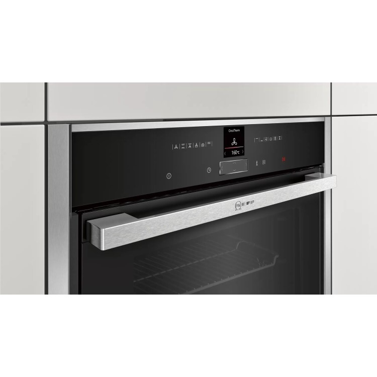 NEFF B57CR23N0B N70 Slide&Hide® Pyrolytic Single Oven – 71L, Brand New - Image 5