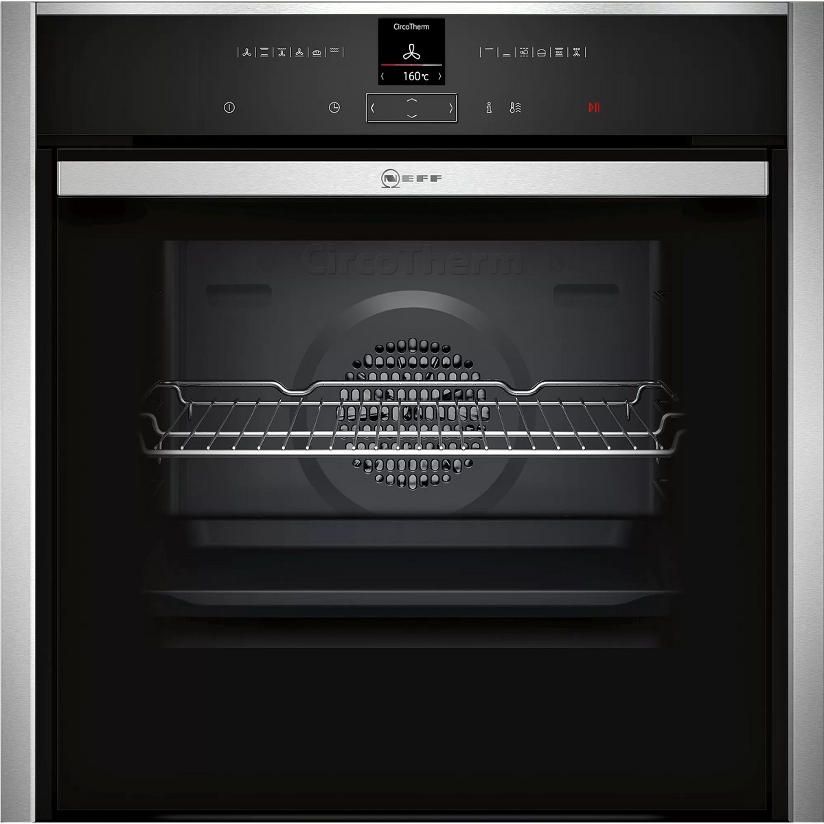 NEFF B57CR23N0B N70 Slide&Hide® Pyrolytic Single Oven – 71L, Brand New
