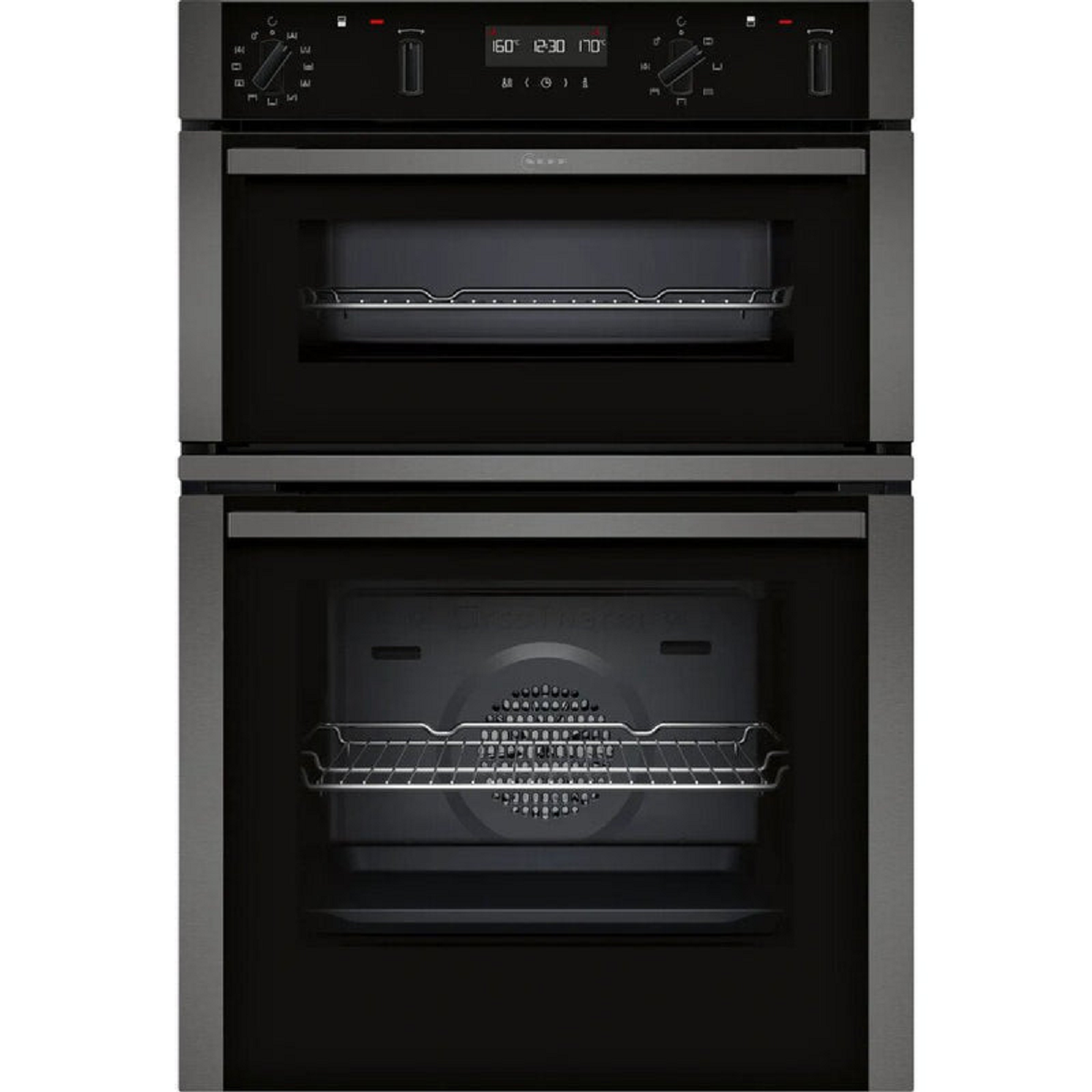 Neff U2ACH7AG7B N50 Built-In Electric Double Oven – Graphite Grey 105 L, Brand New