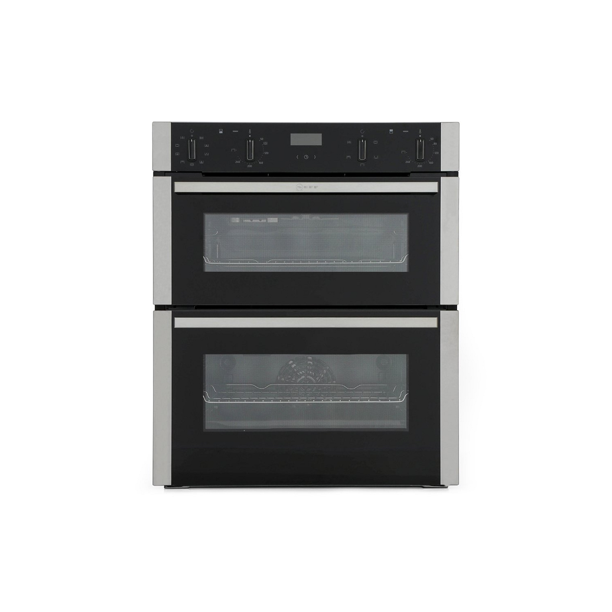 Neff N50 J1ACE4HN0B Built-Under Double Oven – Black (86L), Brand New