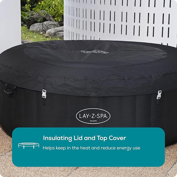 Lay-Z-Spa Miami AirJet™ Inflatable Hot Tub (2–4 Person), Brand New - Image 4