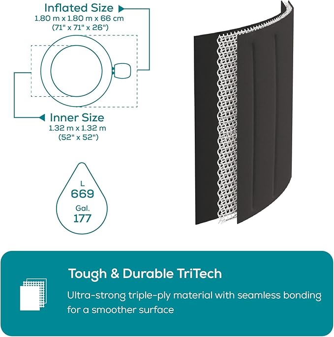 Lay-Z-Spa Miami AirJet™ Inflatable Hot Tub (2–4 Person), Brand New - Image 6