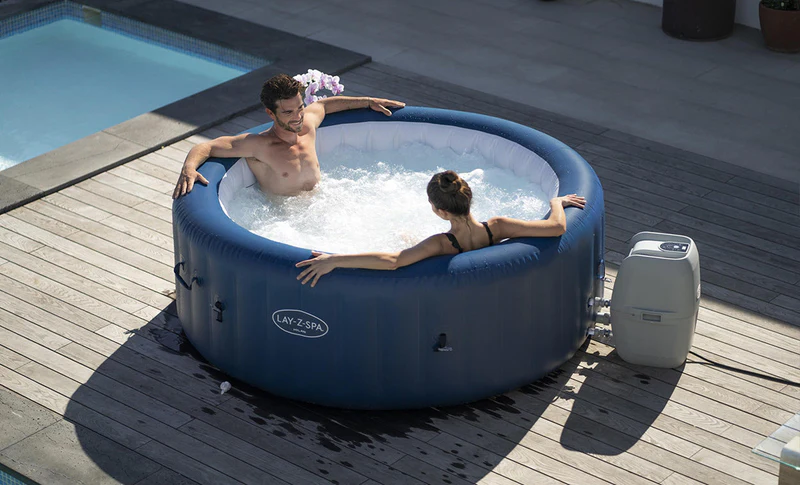 Lay-Z-Spa Milan AirJet Plus™ Hot Tub, Brand New - Image 4