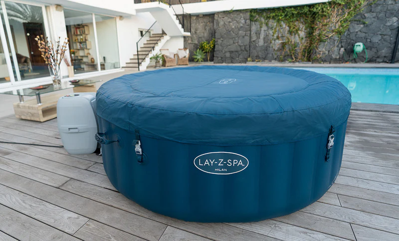 Lay-Z-Spa Milan AirJet Plus™ Hot Tub, Brand New - Image 7