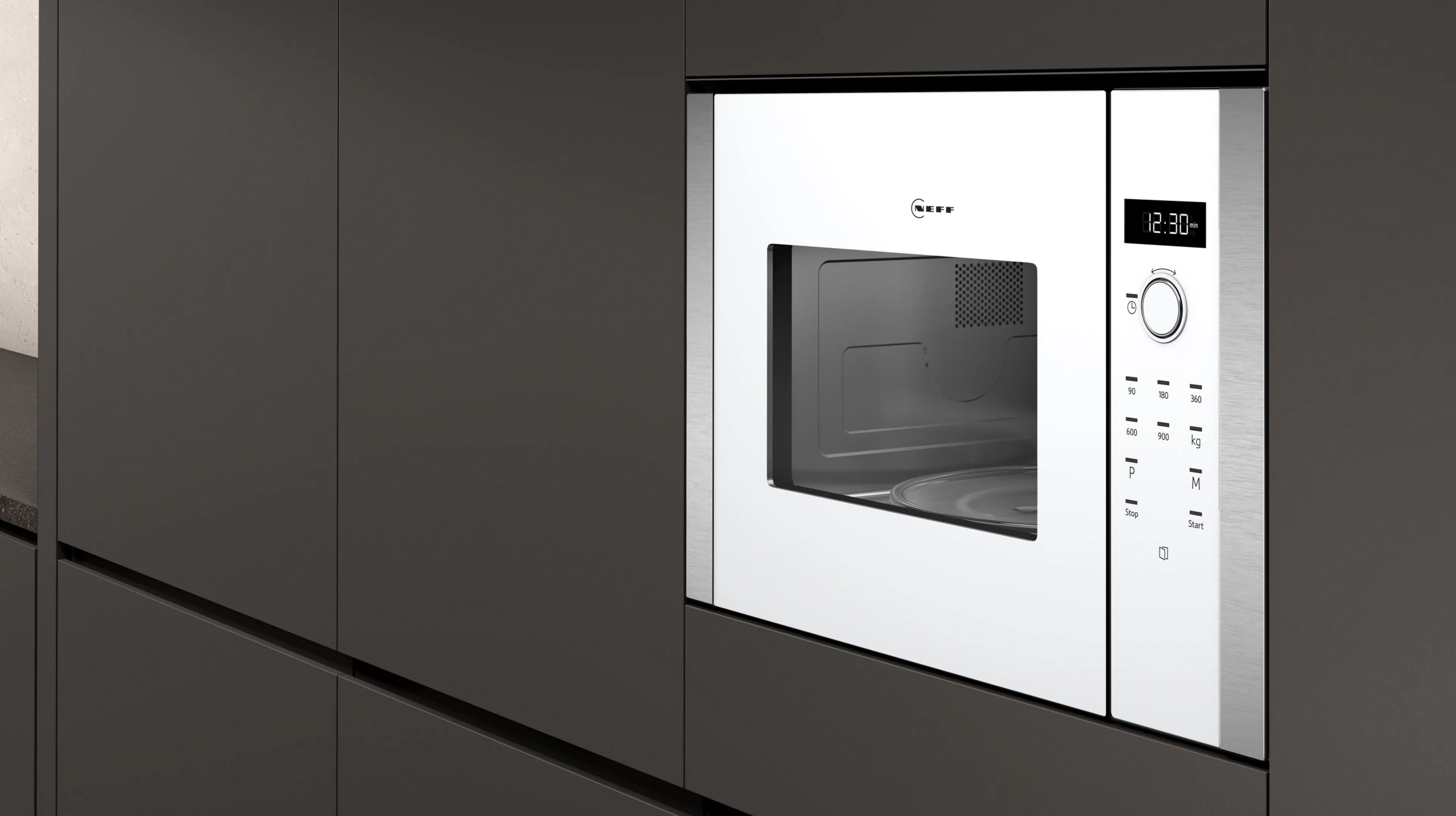 Neff N50 HLAWD53W0B Built-In Microwave Oven, Brand New - Image 2