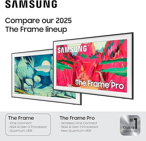 Samsung 55" The Frame LS03F 4K QLED Smart TV, Brand New - Image 5