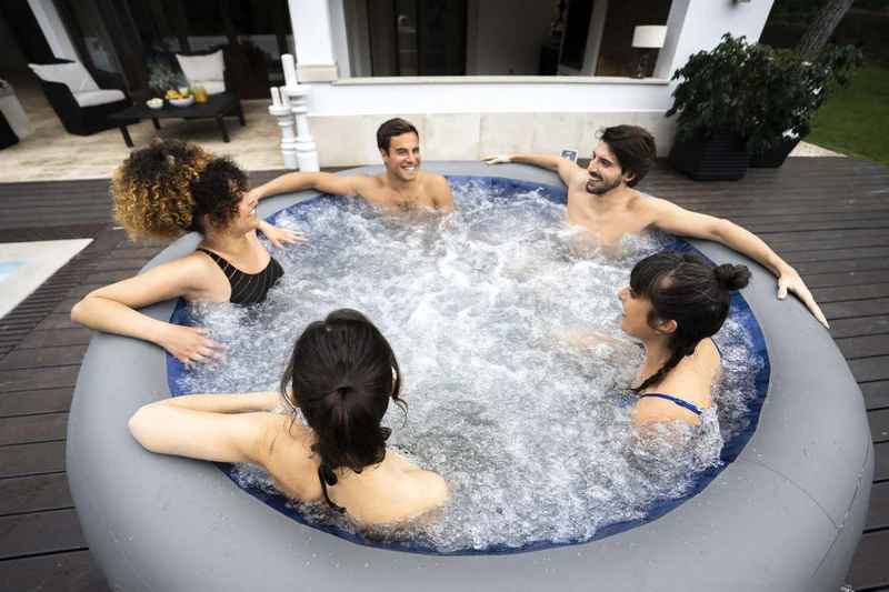 Lay-Z-Spa Santorini HydroJet Pro™ Inflatable Hot Tub (5–7 Person), Brand New - Image 6