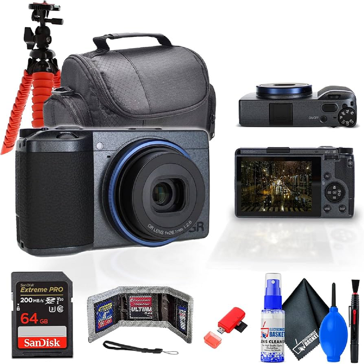 Ricoh GR IIIx Urban Edition Digital Camera – Complete Bundle, Brand New